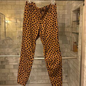 Needle and Cloth Size 12 Skinny Ankle Leopard Pants; Lightly Worn; So Cute!